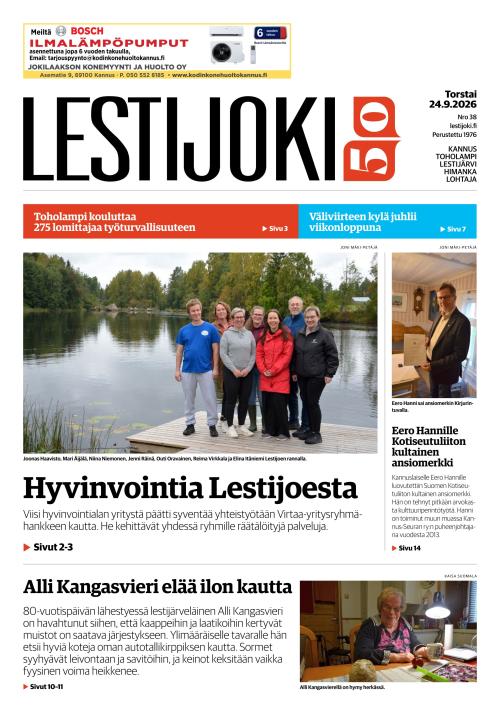 Lestijoki-lehti 24.9.2026