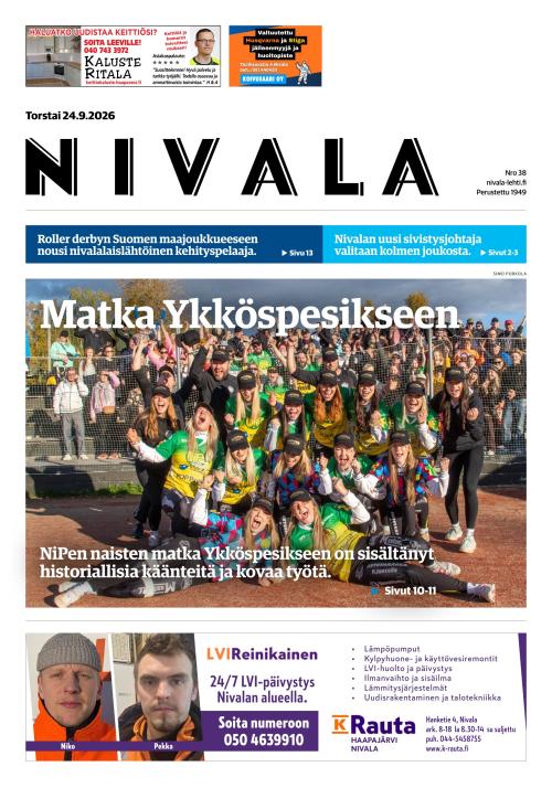 Nivala-lehti 24.9.2026