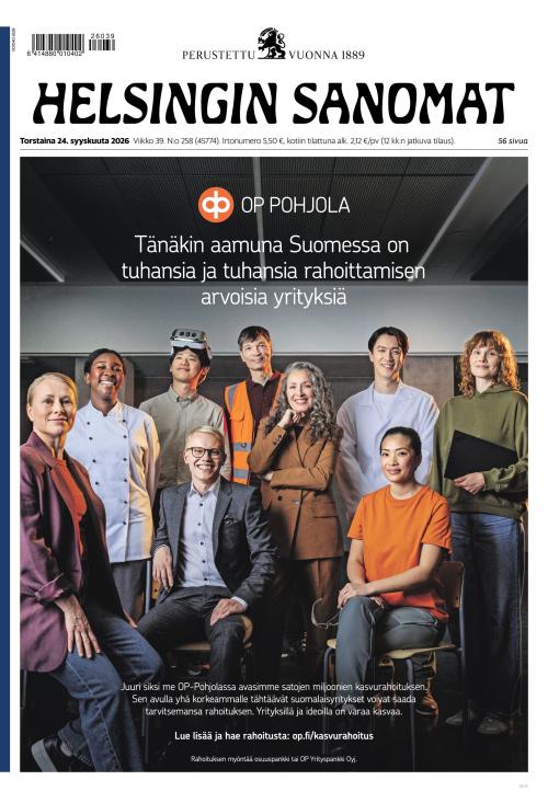 Helsingin Sanomat 24.9.2026