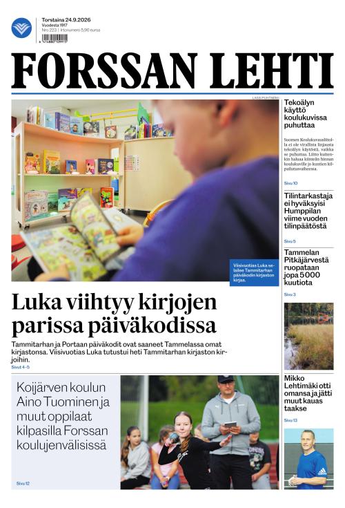 Forssan Lehti 24.9.2026