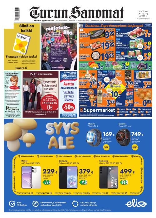 Turun Sanomat 24.9.2026