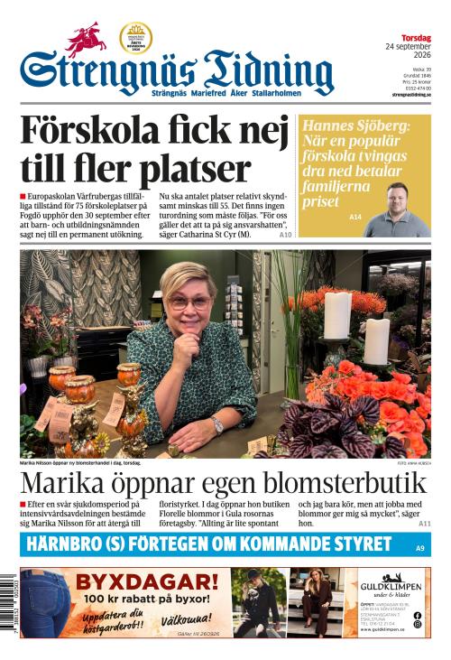 Strengnäs Tidning 24.9.2026