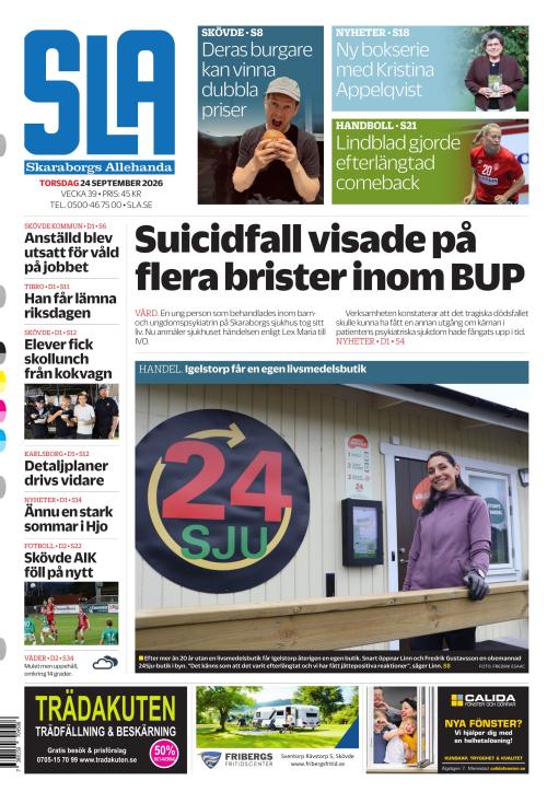 Skaraborgs Allehanda 24.9.2026