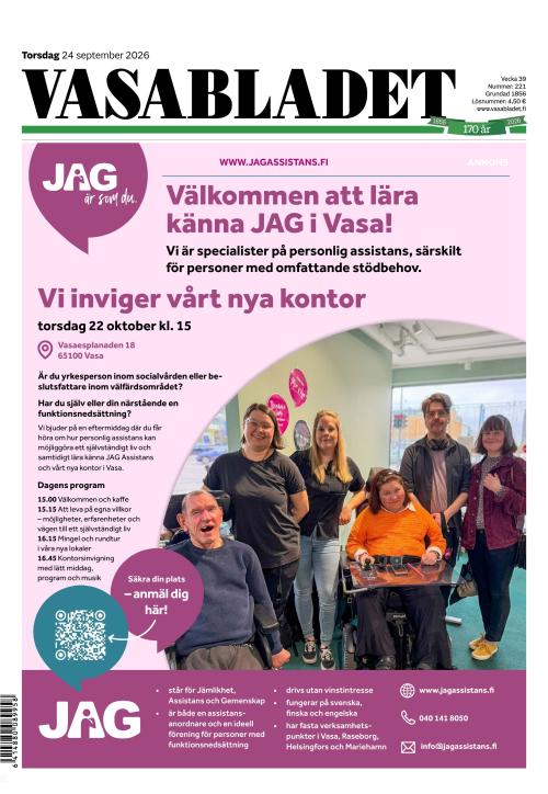 Vasabladet 24.9.2026