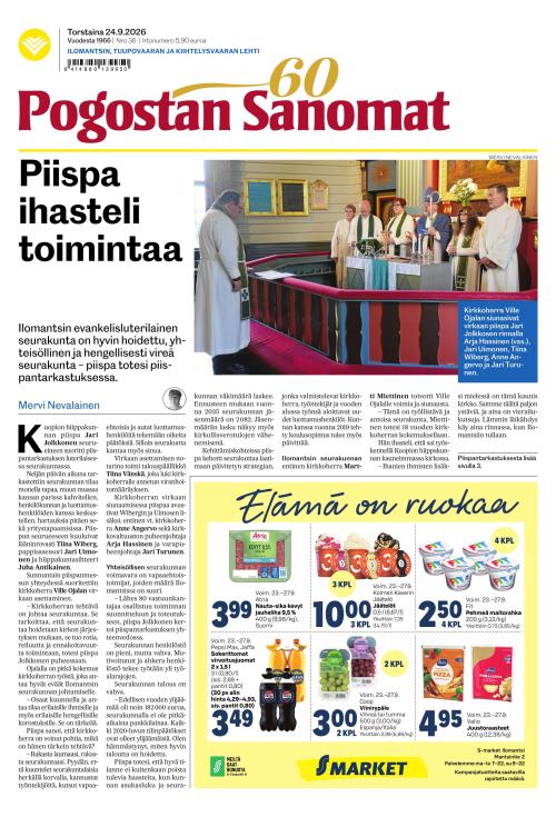 Pogostan Sanomat 24.9.2026