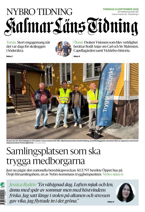 Kalmar Läns Tidning 24.9.2026