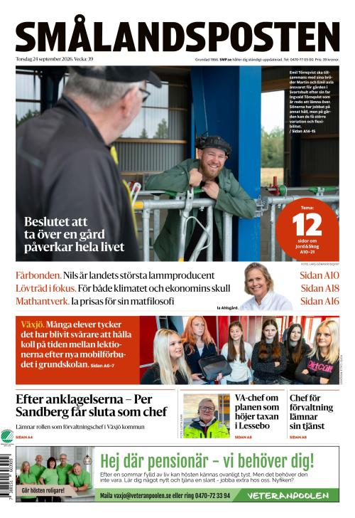 Smålandsposten 24.9.2026