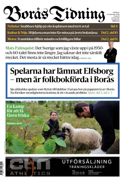 Borås Tidning 24.9.2026
