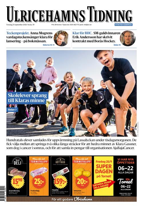 Ulricehamns Tidning 24.9.2026