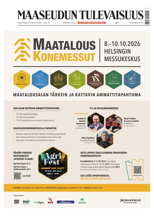 Maaseudun Tulevaisuus 25.9.2026