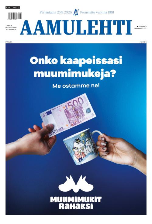 Aamulehti 25.9.2026