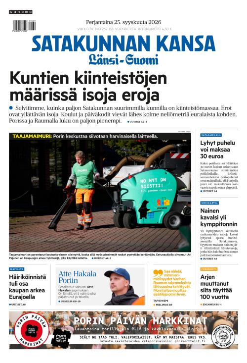 Satakunnan Kansa Länsi-Suomi 25.9.2026