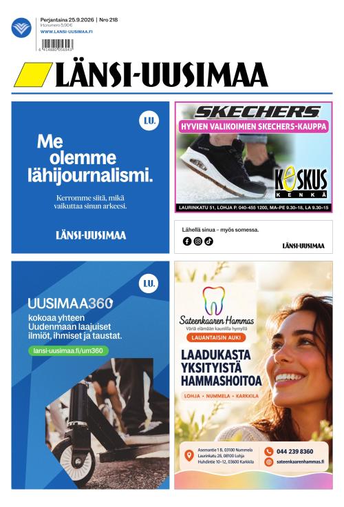 Länsi-Uusimaa 25.9.2026