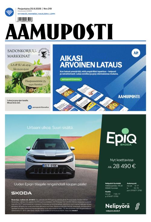 Aamuposti 25.9.2026
