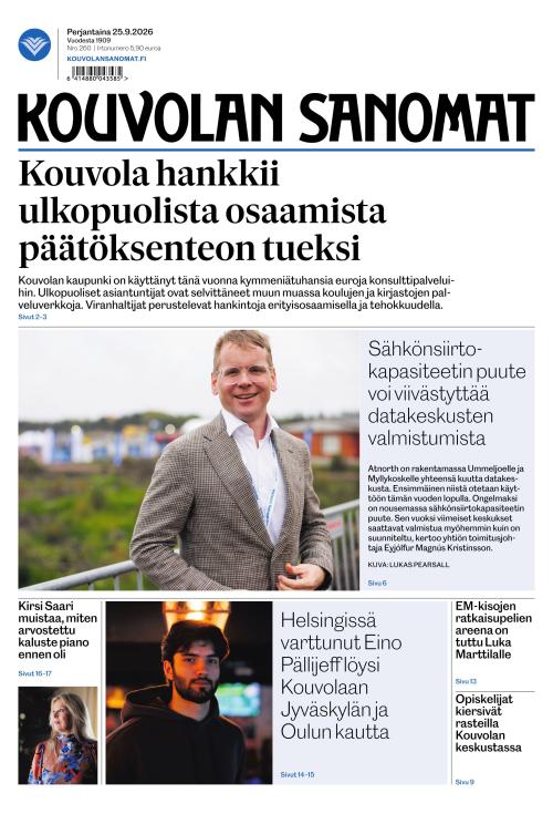 Kouvolan Sanomat 25.9.2026