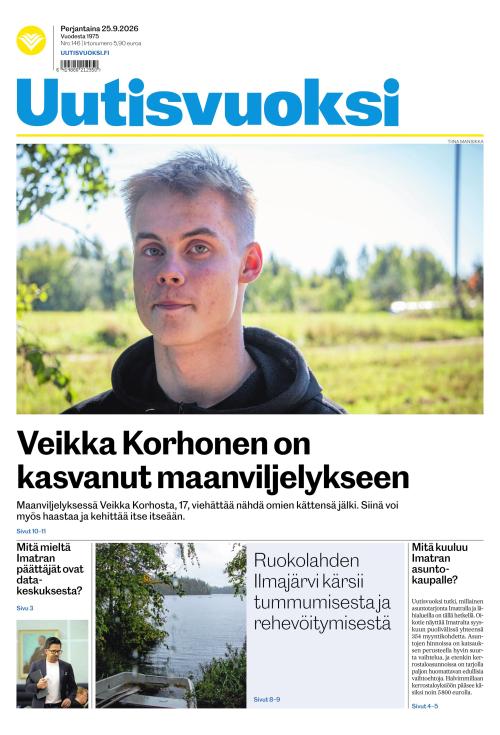 Uutisvuoksi 25.9.2026