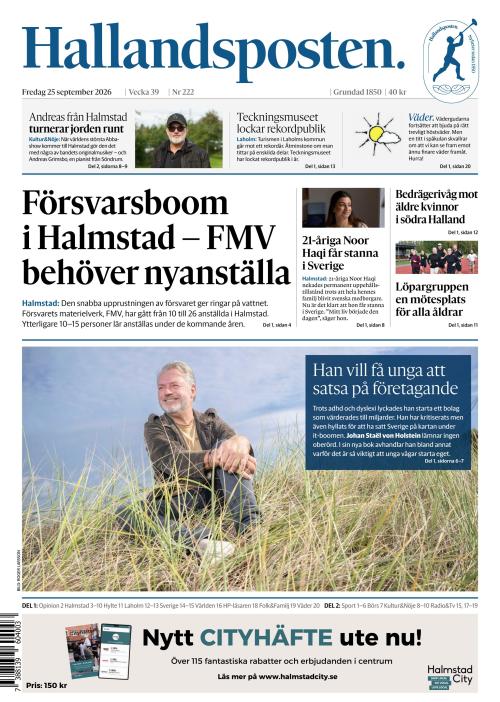 Hallandsposten 25.9.2026