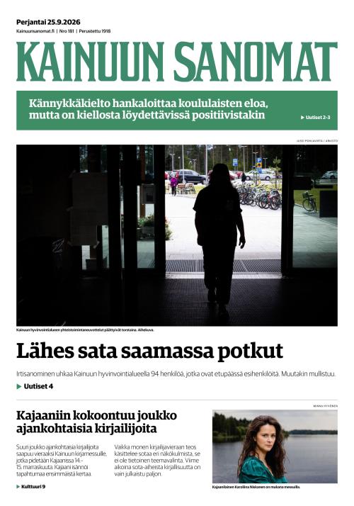 Kainuun Sanomat 25.9.2026
