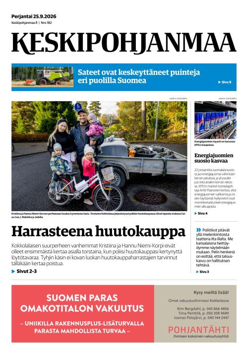 Keskipohjanmaa 25.9.2026