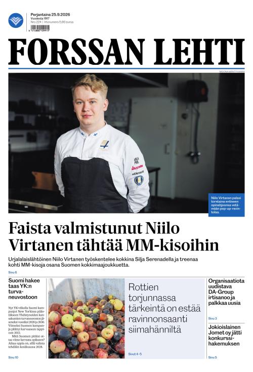 Forssan Lehti 25.9.2026