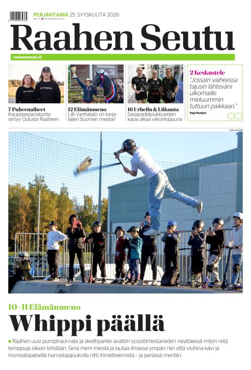 Raahen Seutu 25.9.2026