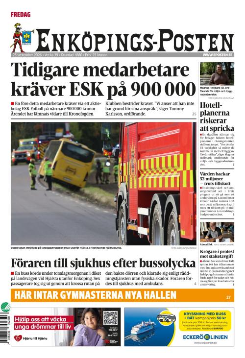 Enköpings-Posten 25.9.2026