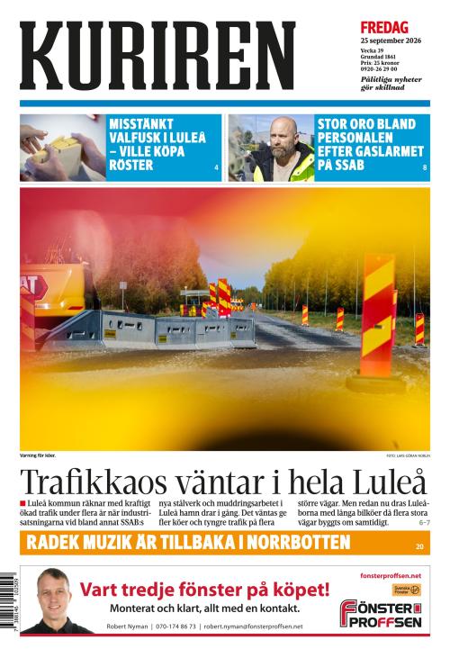 Norrbottens-kuriren 25.9.2026