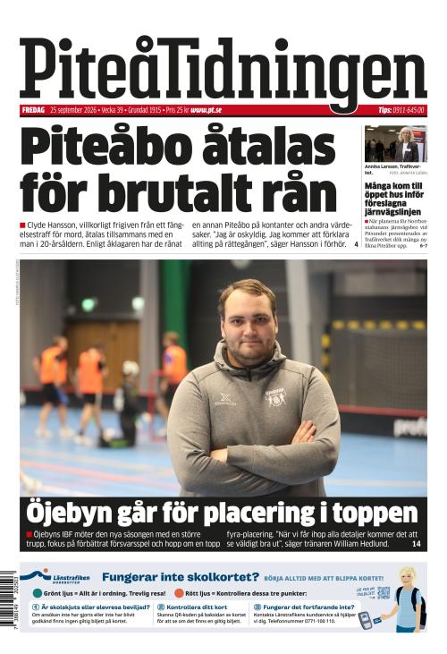 Piteå-Tidningen 25.9.2026