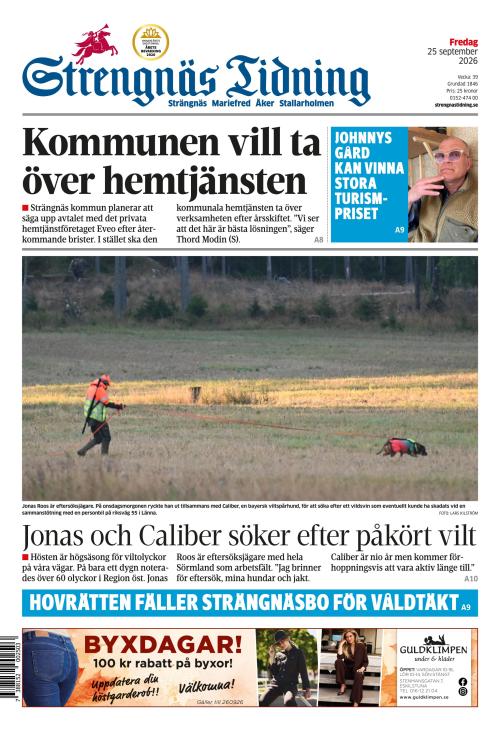 Strengnäs Tidning 25.9.2026