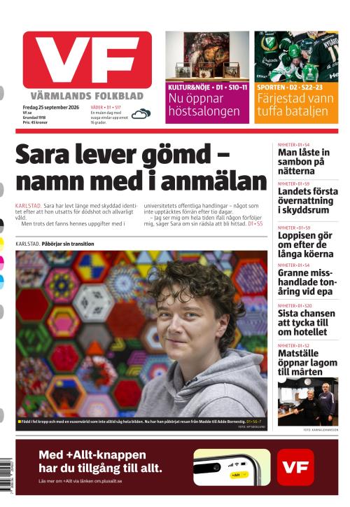 Värmlands Folkblad 25.9.2026