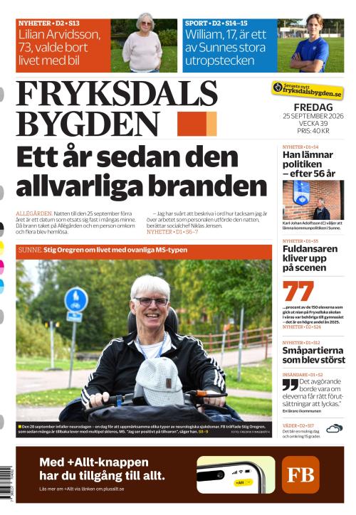 Fryksdals-Bygden 25.9.2026