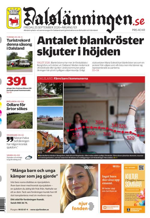 Dalslänningen 25.9.2026