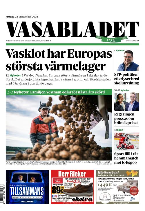 Vasabladet 25.9.2026