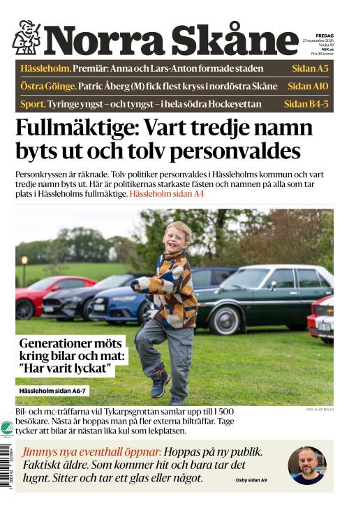 Norra Skåne 25.9.2026