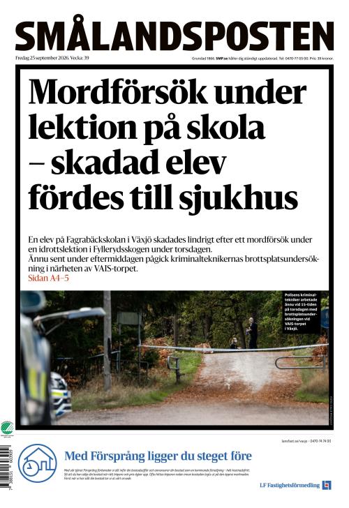 Smålandsposten 25.9.2026