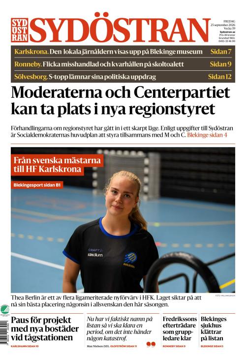 Sydöstran 25.9.2026