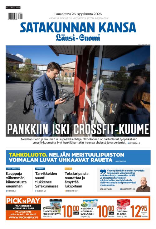 Satakunnan Kansa Länsi-Suomi 26.9.2026