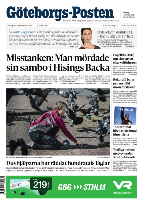 Göteborgs-Posten 26.9.2026