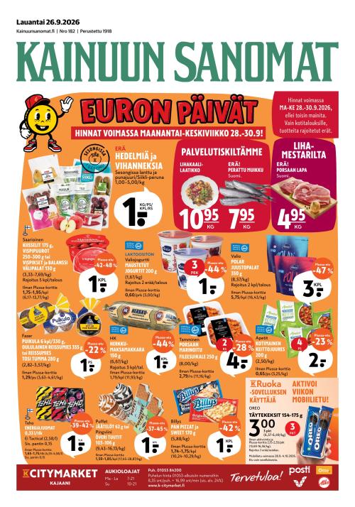 Kainuun Sanomat 26.9.2026