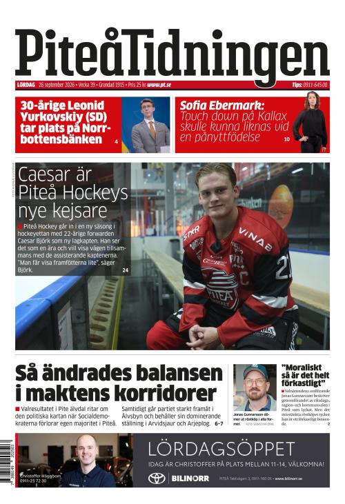 Piteå-Tidningen 26.9.2026
