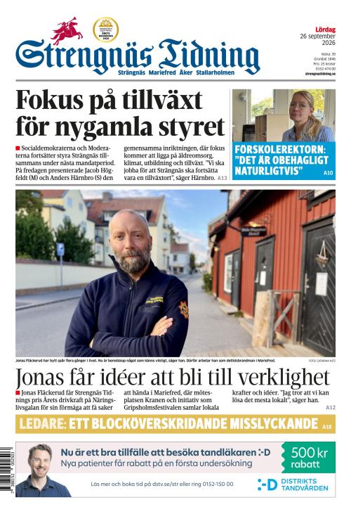 Strengnäs Tidning 26.9.2026