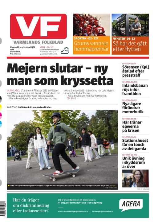 Värmlands Folkblad 26.9.2026