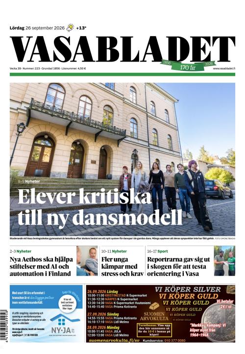 Vasabladet 26.9.2026