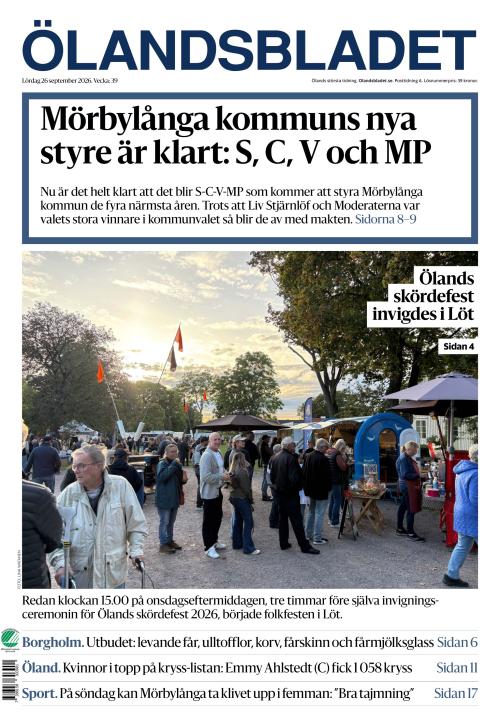 Ölandsbladet 26.9.2026