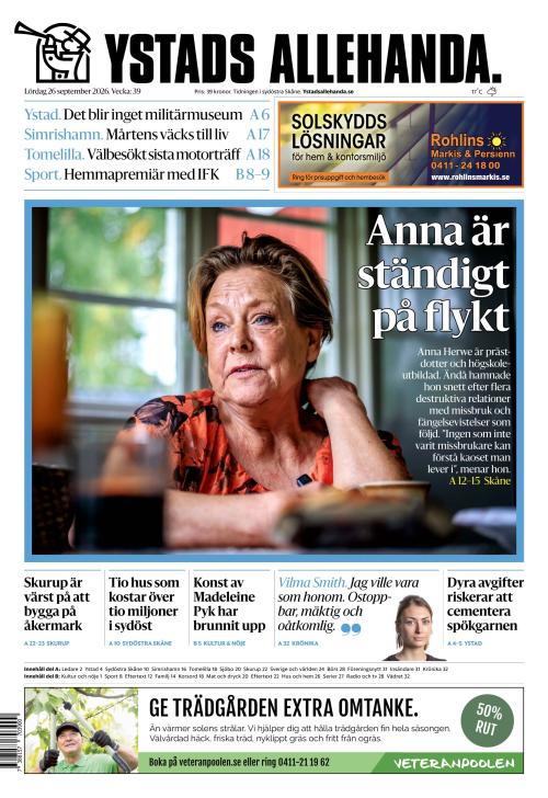 Ystads Allehanda 26.9.2026