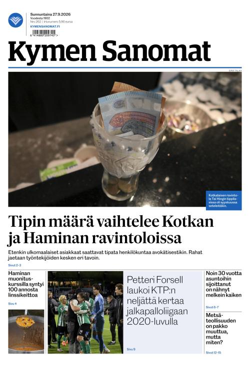 Kymen Sanomat 27.9.2026