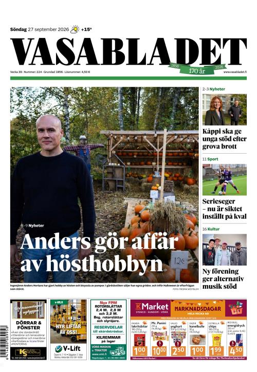 Vasabladet 27.9.2026