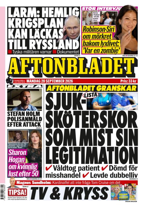Aftonbladet 28.9.2026