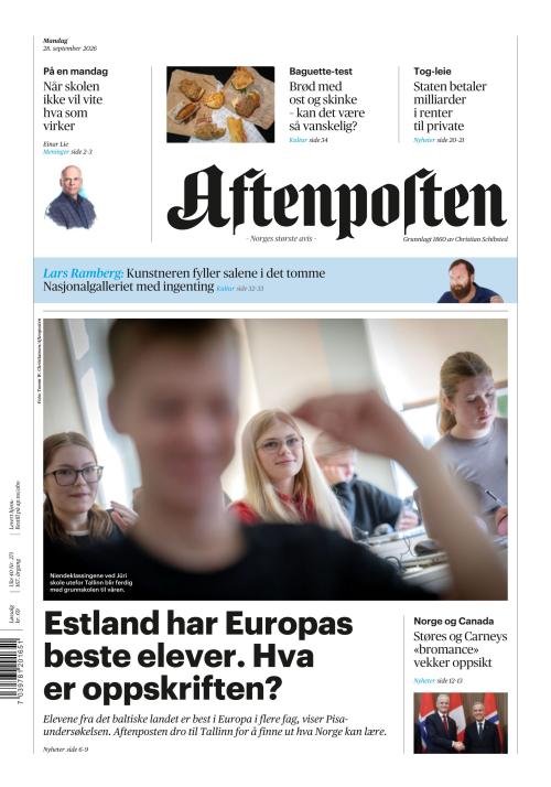 Aftenposten 28.9.2026