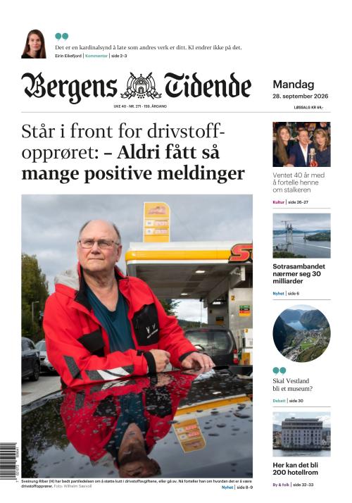 Bergens Tidende 28.9.2026